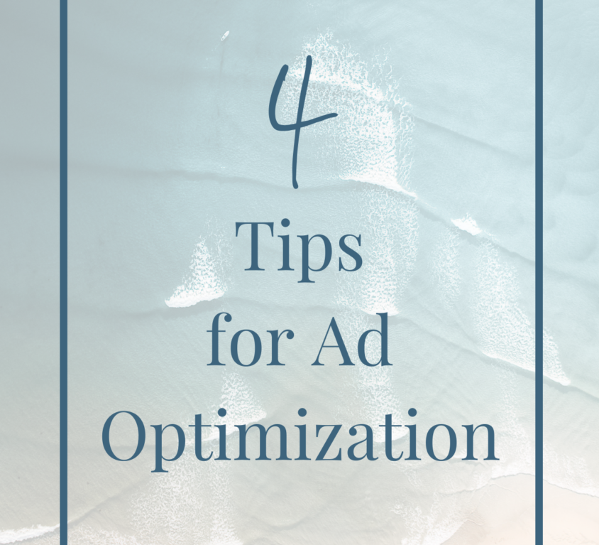 4 Tips for Ad Optimization - Graphic